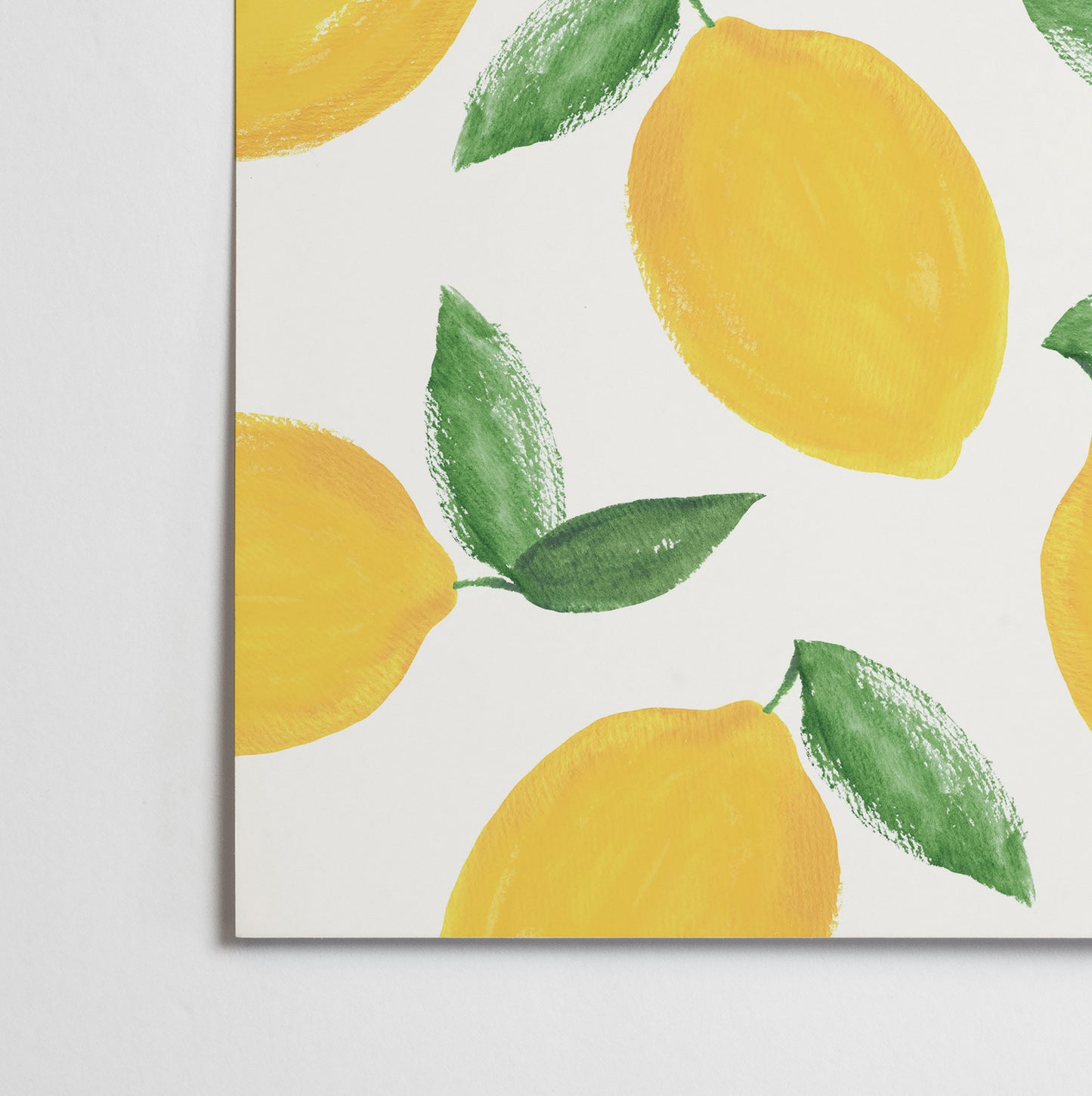Affiche Motif Citrons