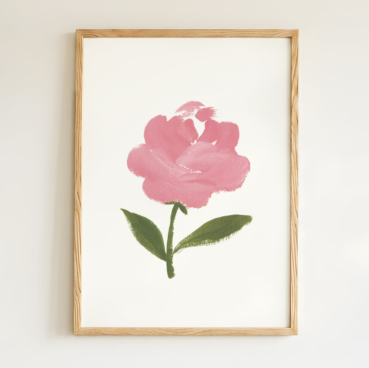 Affiche Fleur Rose