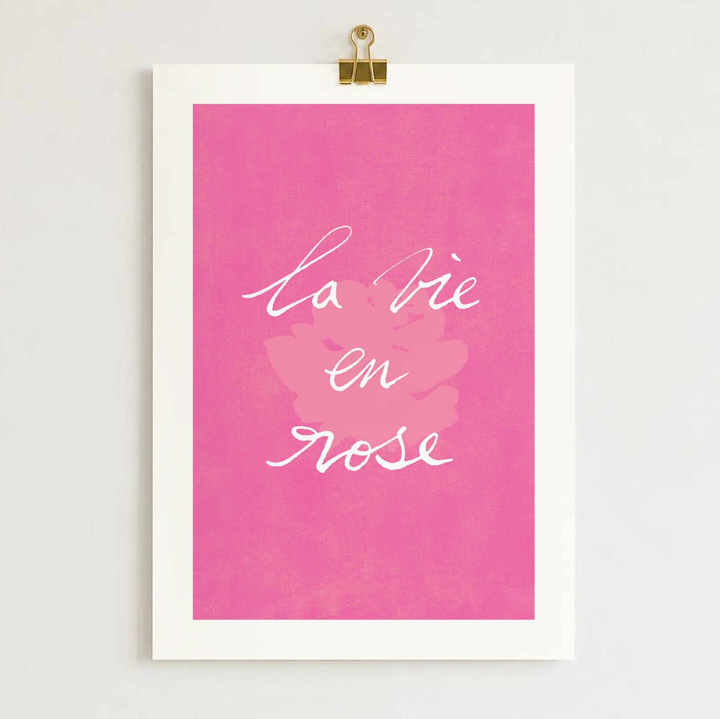 Affiche "La vie en rose"