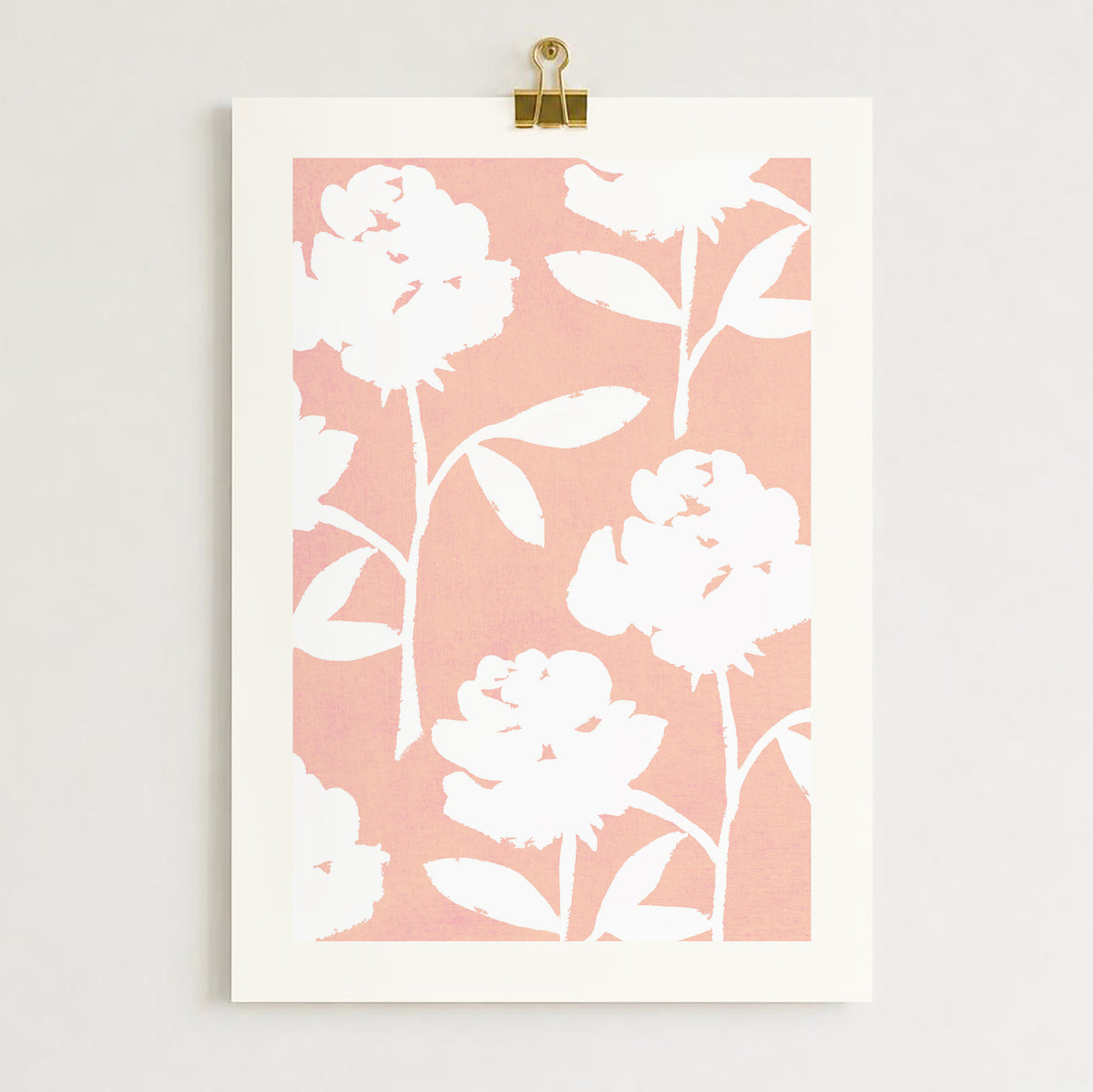 Affiche Motif Roses