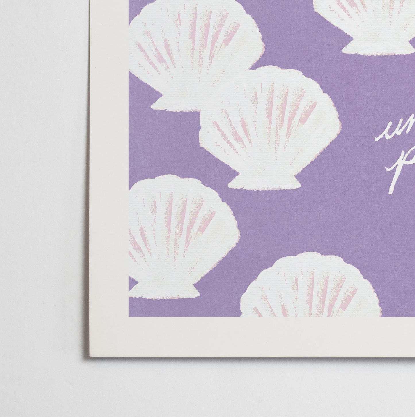 Affiche "Une perle rare" - Violet