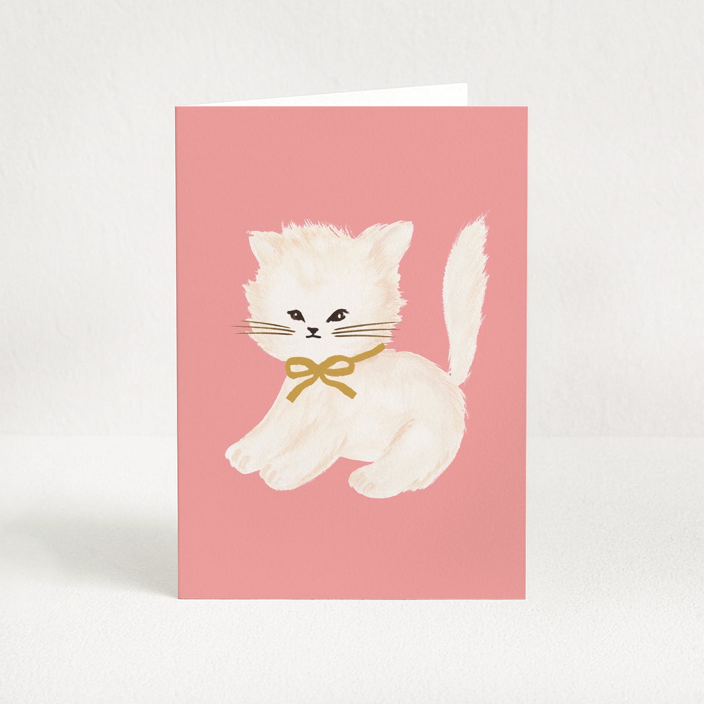 Carte de vœux Chaton
