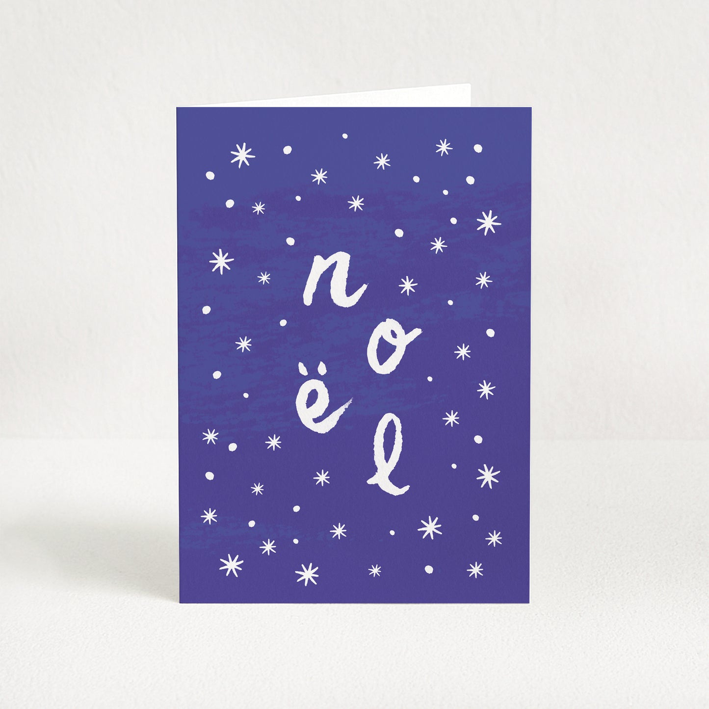 Carte de vœux "Noël" Typographie