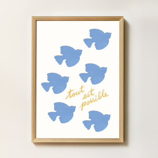 Affiche "Tout est possible"