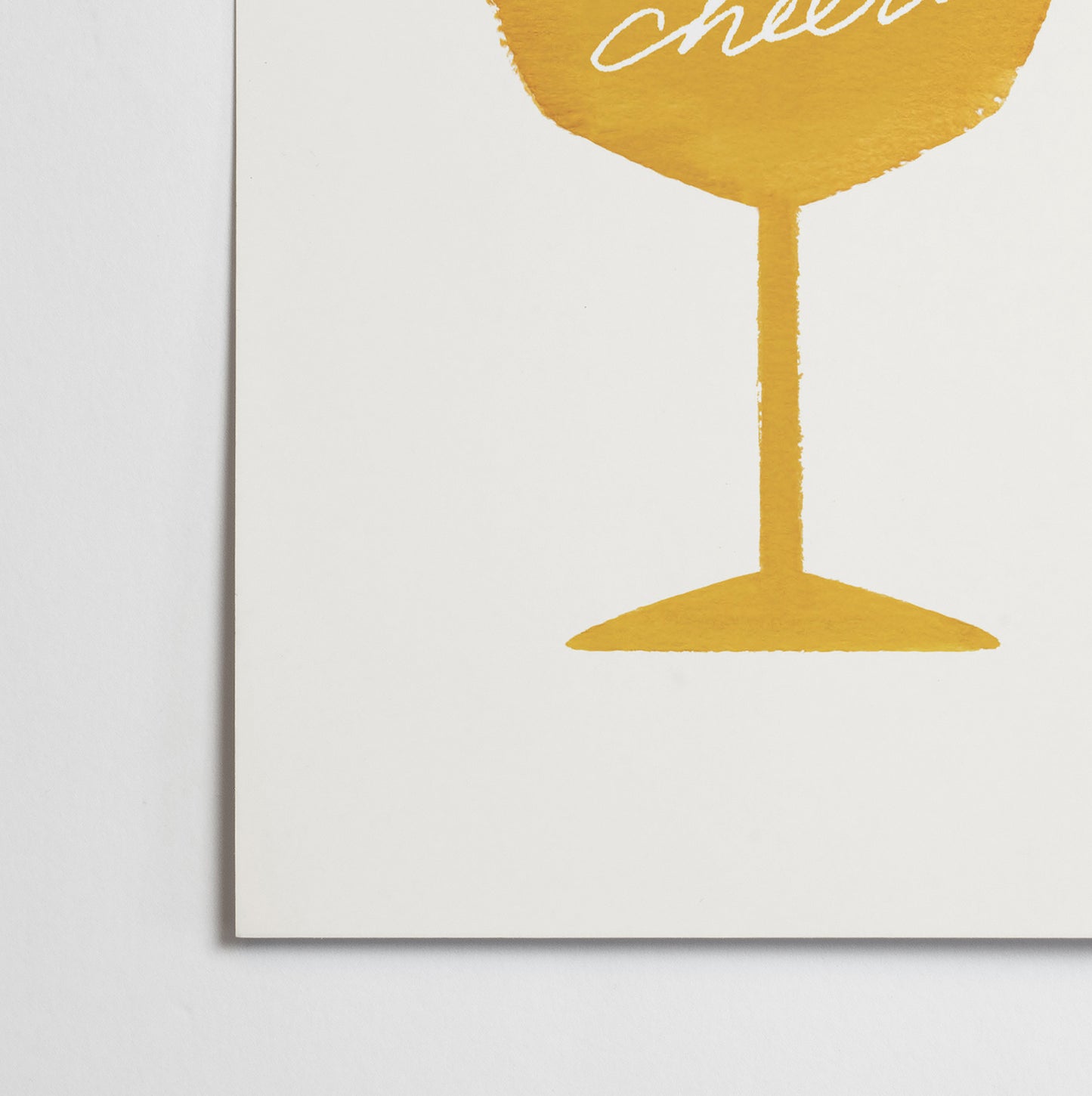 Affiche Champagne "Cheers"