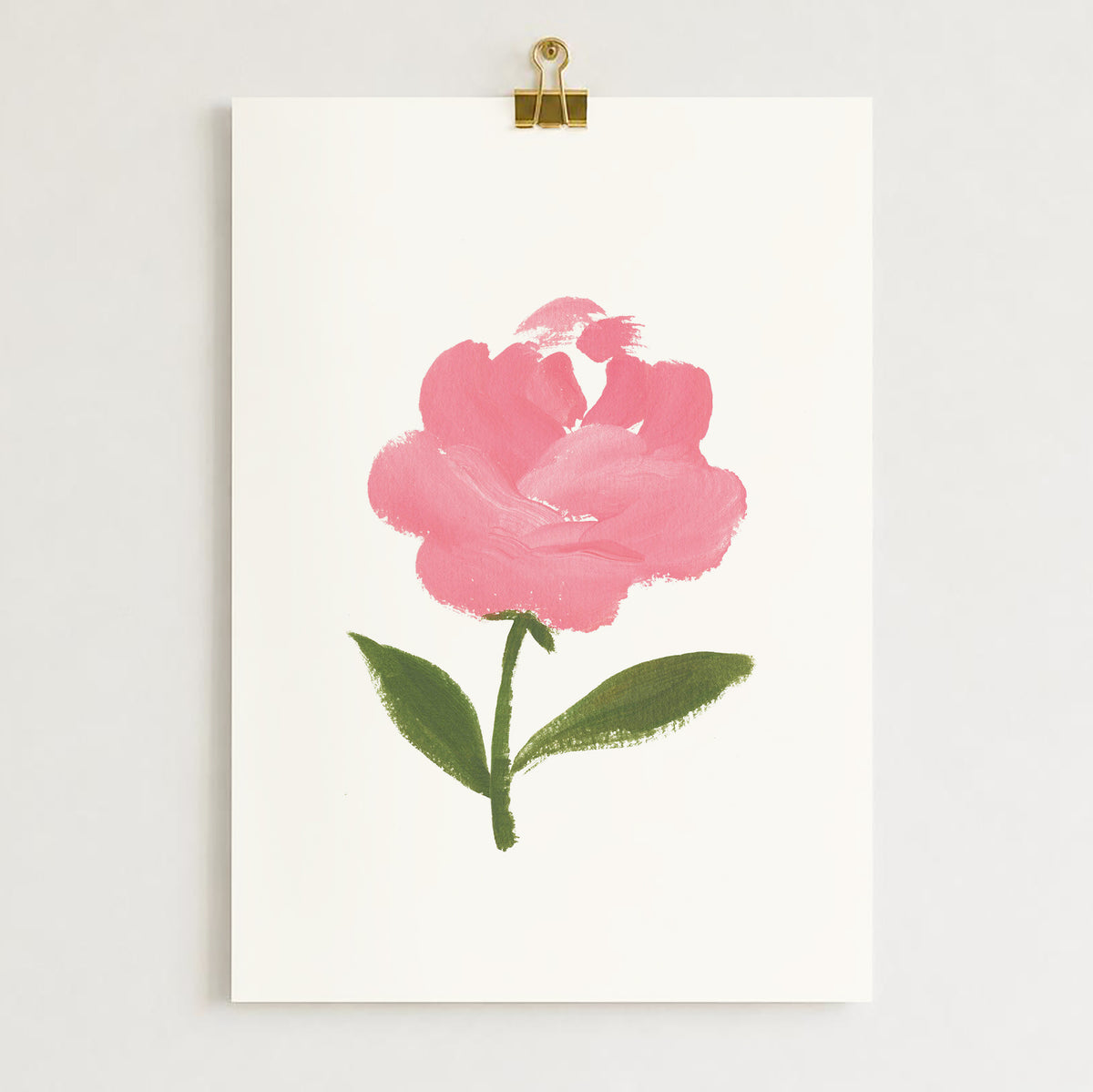 Affiche Fleur Rose