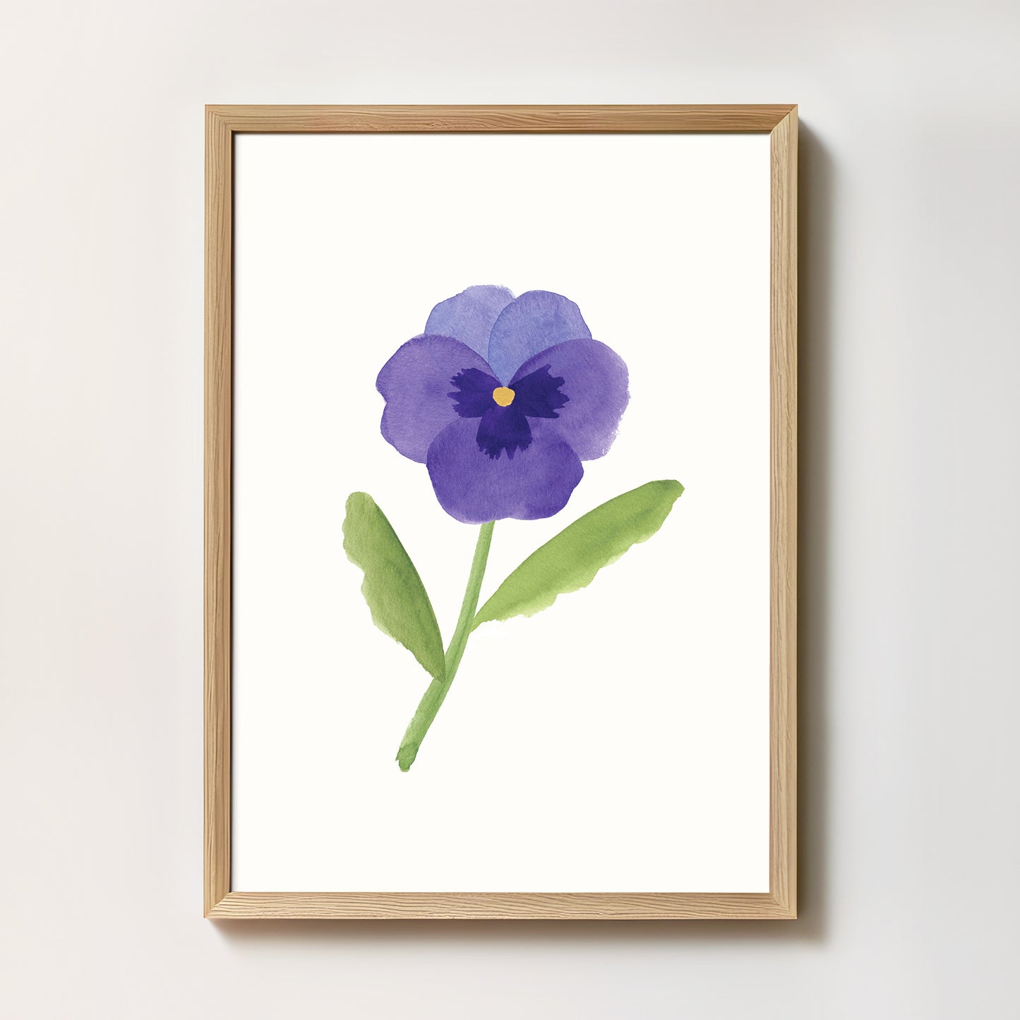 Affiche Fleur Pensée