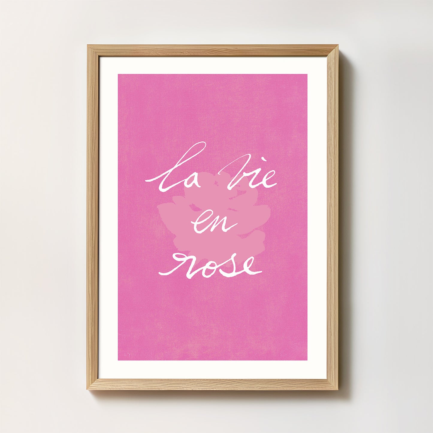 Affiche "La vie en rose"