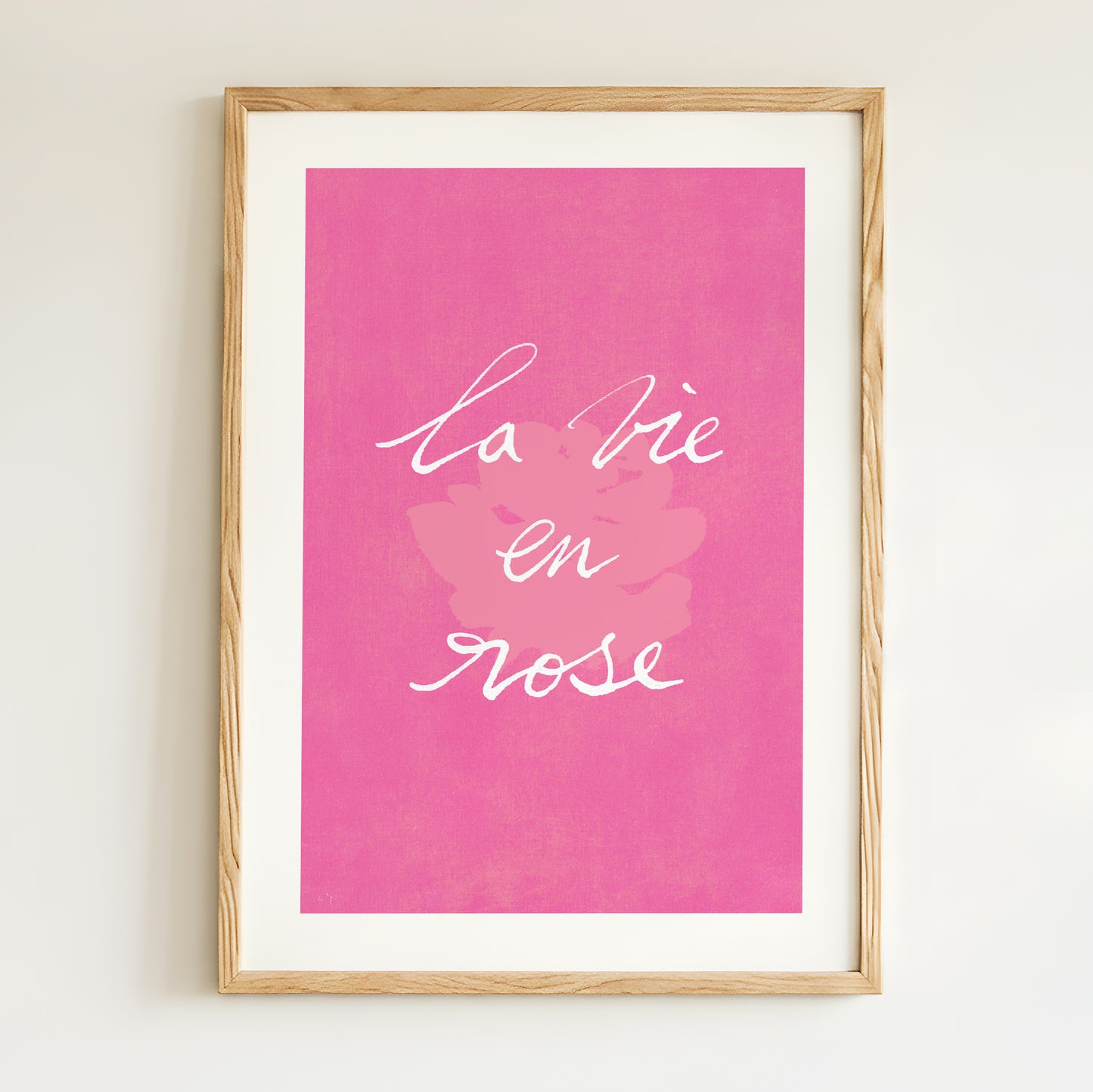 Affiche "La vie en rose"