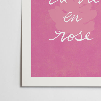 Affiche "La vie en rose"