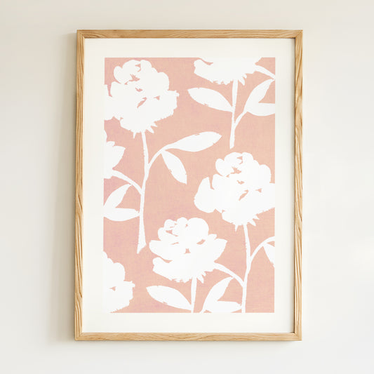 Affiche Motif Roses
