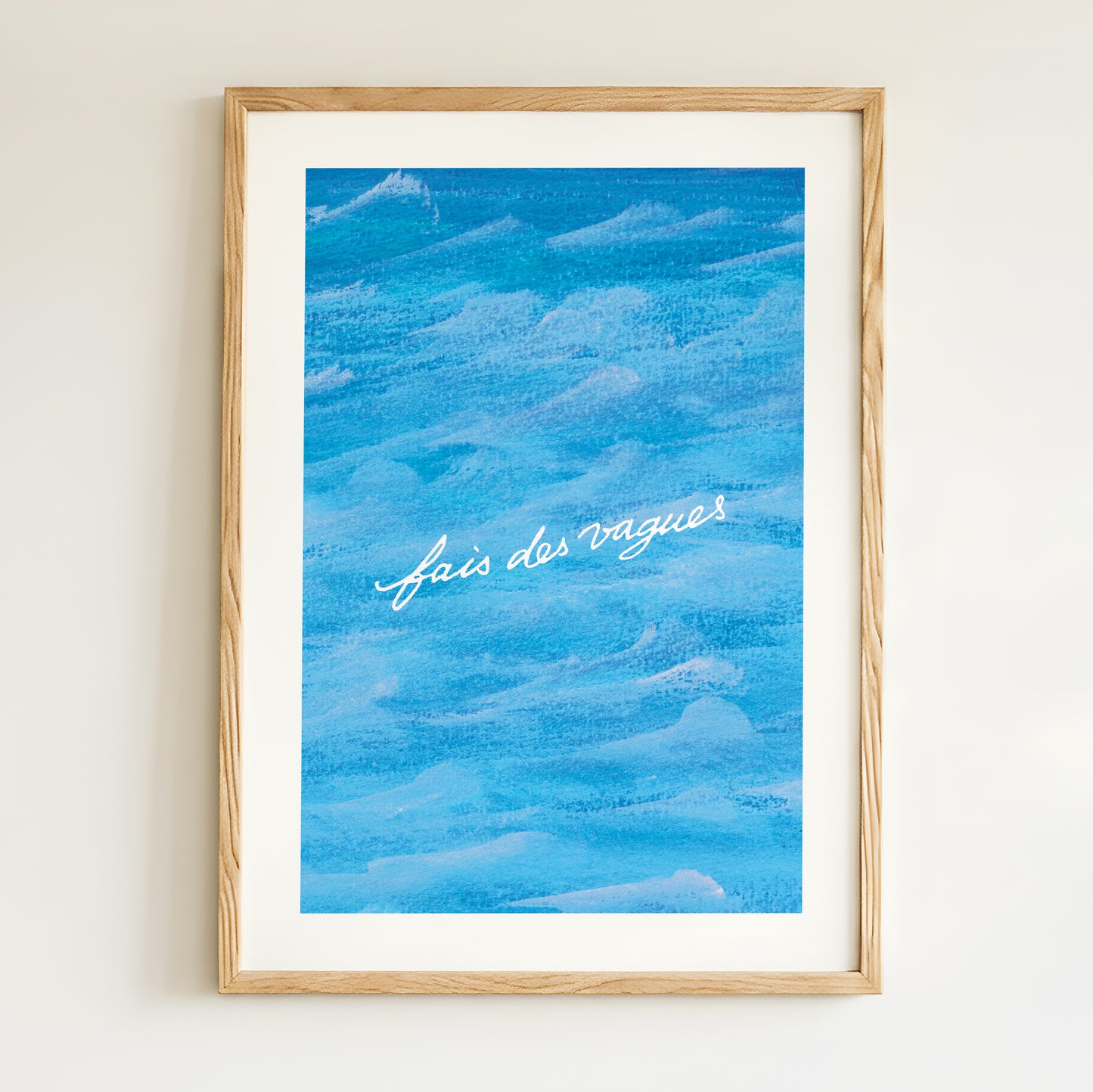 Affiche "Fais des vagues"