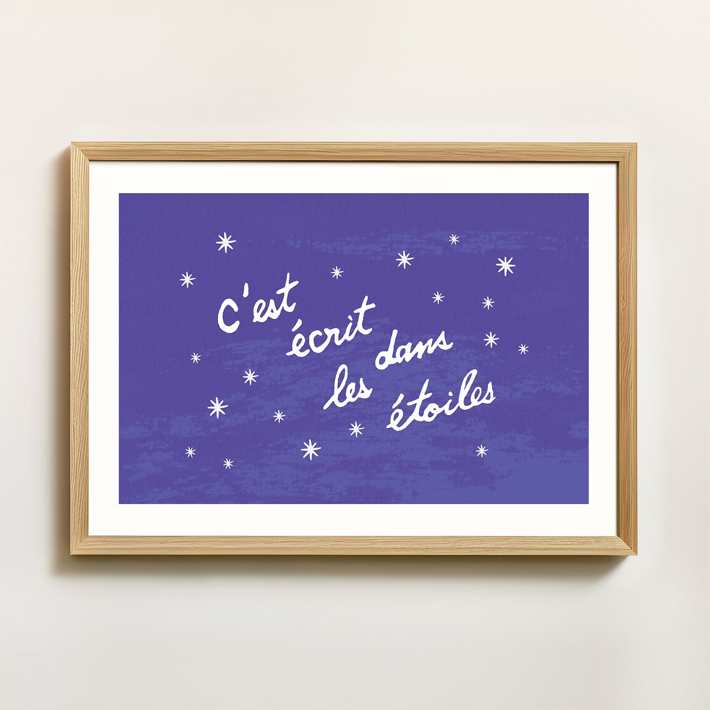 Affiche "C'est écrit dans les étoiles"