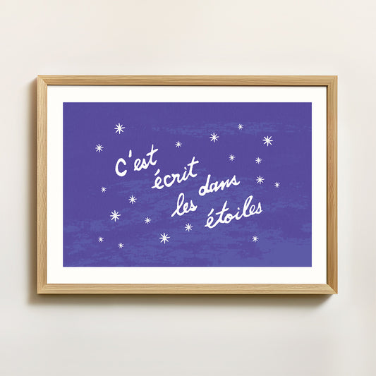 Affiche "C'est écrit dans les étoiles"