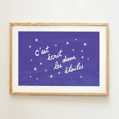 Affiche "C'est écrit dans les étoiles"