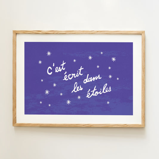 Affiche "C'est écrit dans les étoiles"
