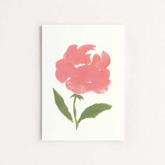 Carte d'art Rose