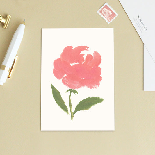 Carte d'art Rose