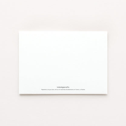 Carte d'art Motif Coquillage - Rose