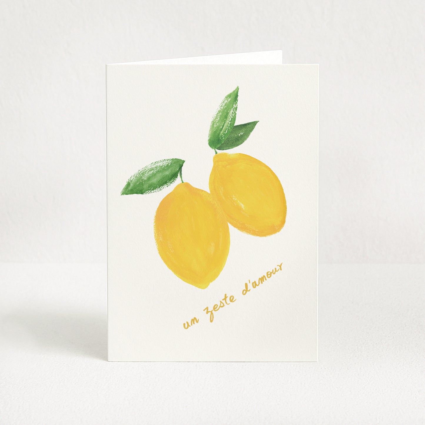 Carte de vœux Citronss "Un zeste d'amour"