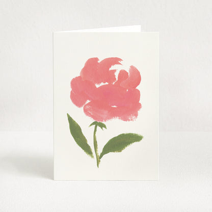 Carte de vœux Une Rose