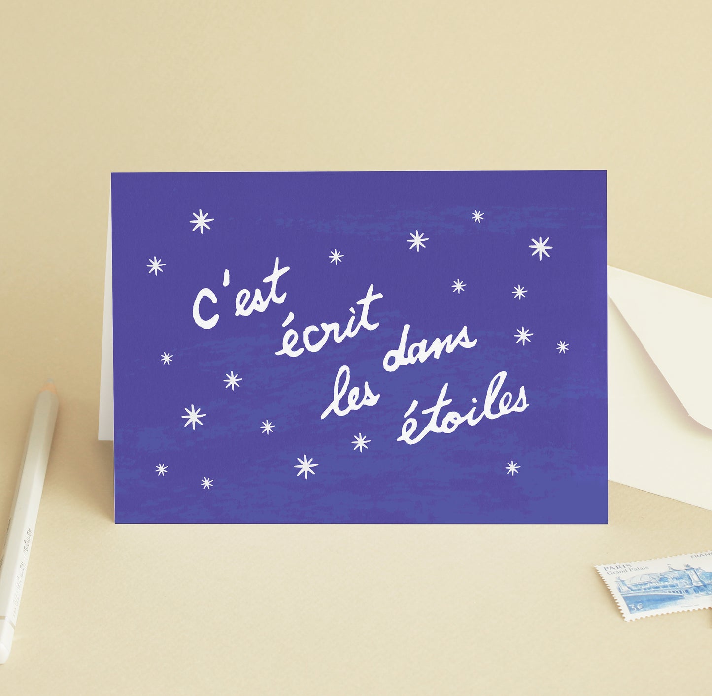 Carte de vœux « C'est écrit dans les étoiles »