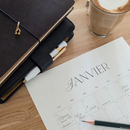 Calendrier murale 2026 - format affiche A4